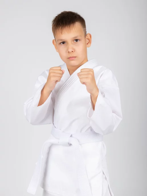 Sensei Кимоно для карате кимоно детское карате, белый, фото 7