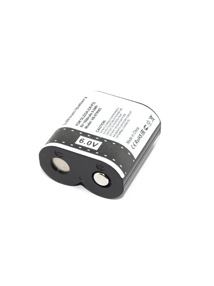 Аккумулятор 2CR-P2, CR-P2 для фотоаппарата и видеокамеры