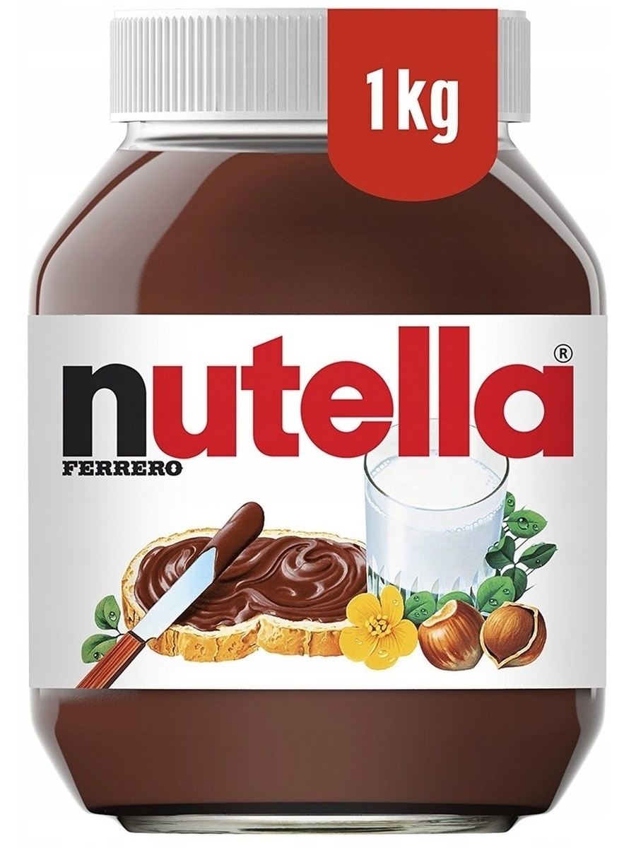 Нутелла Шоколадная паста с добавлением какао / Nutella 1кг. Nutella  46839616 купить в интернет-магазине Wildberries