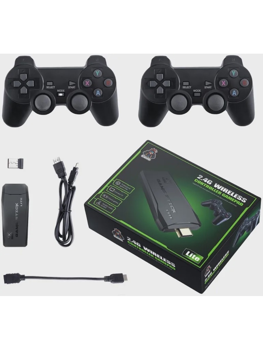 Портативная игровая приставка Game Stick Lite 64 GB No brand 46920374  купить в интернет-магазине Wildberries