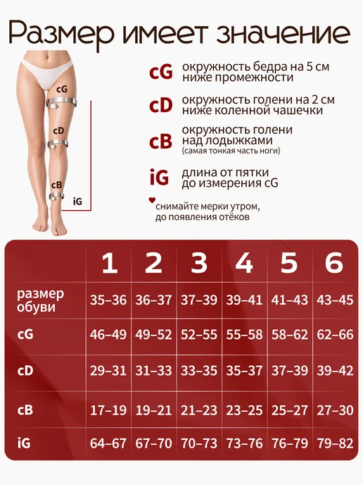 ERGOFORMA Чулки компрессионные 2 класс компрессии антиварикозные, черный, фото 4