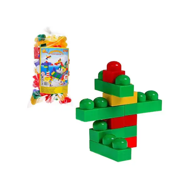 Конструктор развивающий/"Юниор", 69 деталей/Детский