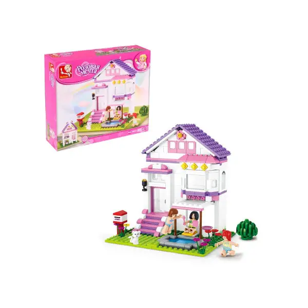 Конструктор "Розовая мечта: вилла с бассейном"