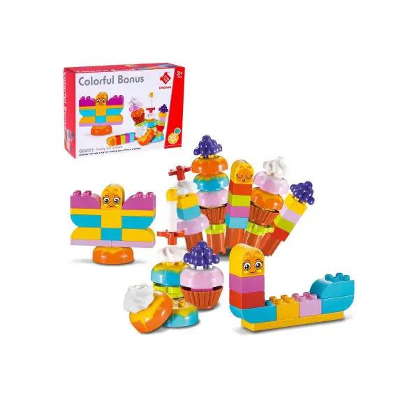 Конструктор развивающий/"Забавные кексы", 30 деталей/Детский