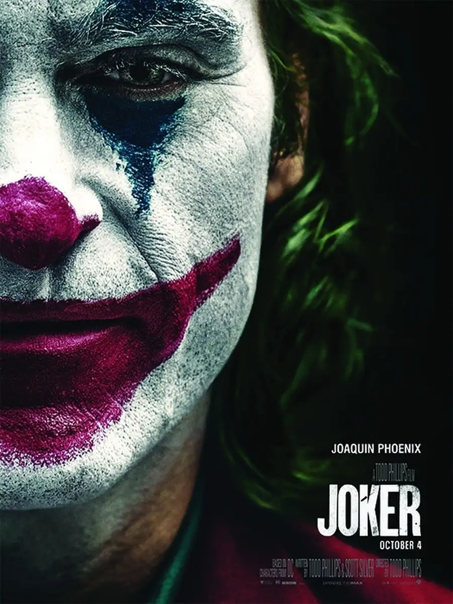 Постер (50х70 см) Кино Джокер (Joker) Хоакин Феникс Poster Mall 47171356  купить за 420 ₽ в интернет-магазине Wildberries