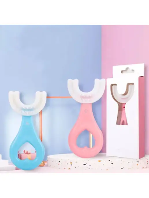 Natali's Carpets Детская силиконовая зубная щетка 4 шт, 4 шт, фото 3