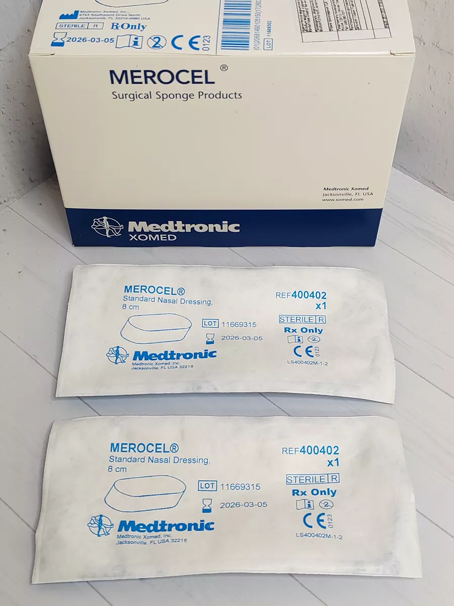 Носовые тампоны Мероцель (Merocel) для септо- и ринопластики Medtronic  47291435 купить за 3 834 ₽ в интернет-магазине Wildberries