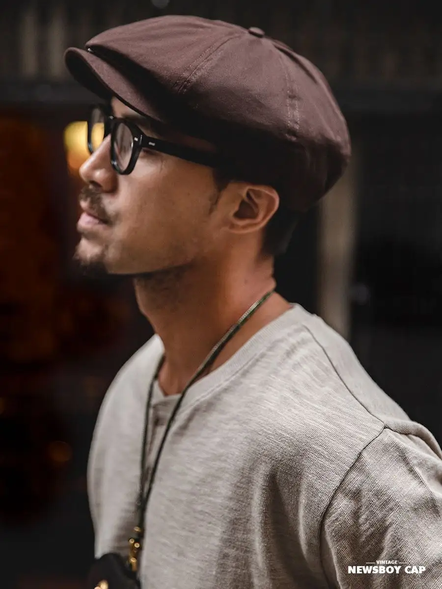 Кепка восьмиклинка Newsboy Cap Maden. Amekaji wear. 47307517