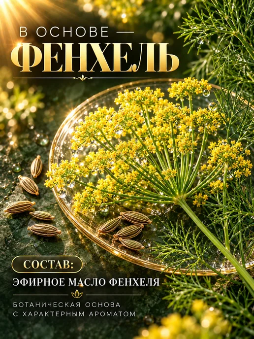 Vivasan Натуральное эфирное масло Фенхель 10 МЛ ароматерапия Вивасан, 10 мл, фото 5