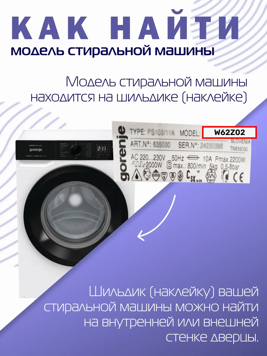 Ручка люка стиральной машины 388875 448665 Gorenje 47341910 купить за 523 ₽  в интернет-магазине Wildberries