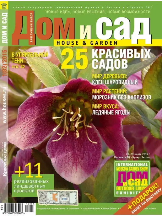 Красивые дома Журнал Дом и сад №1 (82) 2015, вариант