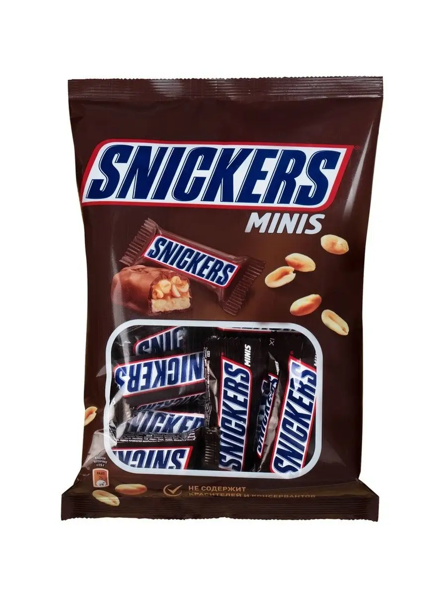 Snickers Шоколадный батончик Snickers мини 180г