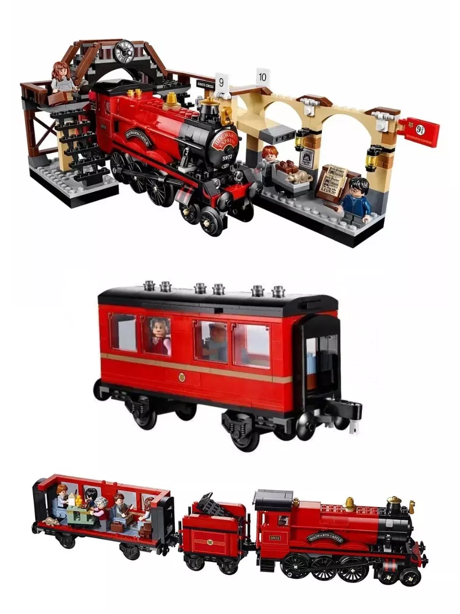 Конструктор Гарри Поттер Harry Potter Поезд Платформа 9 LEGO 47507352  купить за 2 580 ₽ в интернет-магазине Wildberries