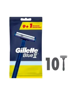 Бритвы мужские одноразовые Blue2 2 лезвия 10 станков GILLETTE 47515035 купить за 396 ₽ в интернет-магазине Wildberries