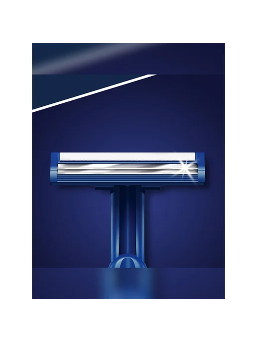 GILLETTE Станки мужские одноразовые Blue2 для бритья, набор 10 шт, 10 шт, фото 4