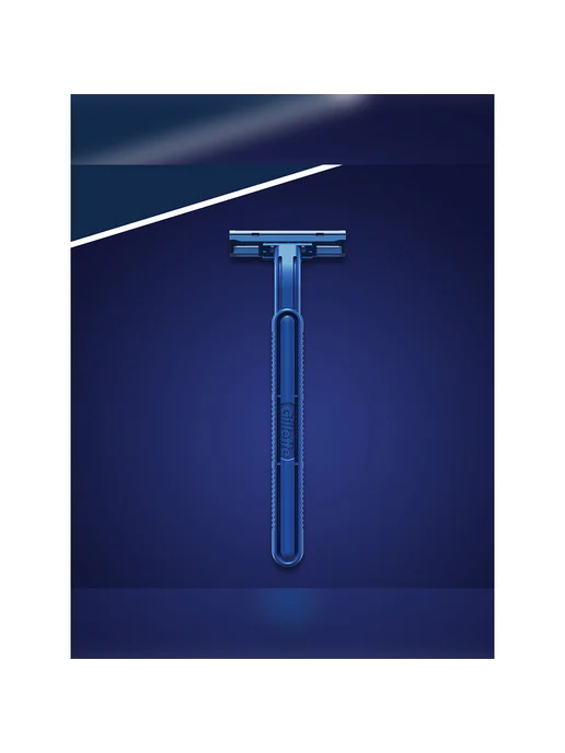 GILLETTE Станки мужские одноразовые Blue2 для бритья, набор 10 шт, 10 шт, фото 5