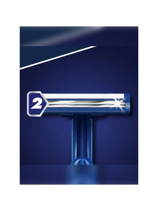 GILLETTE Станки мужские одноразовые Blue2 для бритья, набор 10 шт, 10 шт, фото 6