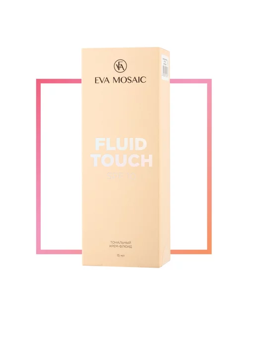 EVA Mosaic Тональный крем-флюид увлажняющий Fluid Touch 15 мл тон 03, тон 04, фото 3