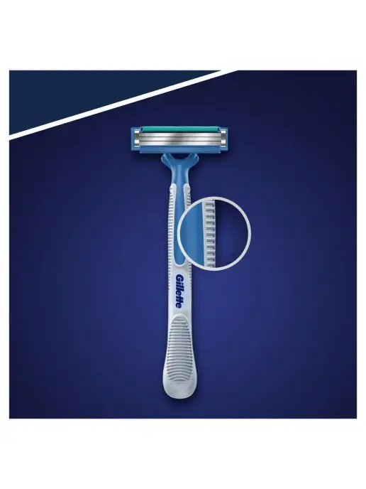 GILLETTE Станки мужские одноразовые Blue3 Simple для бритья, 4 шт, 8 шт, фото 5