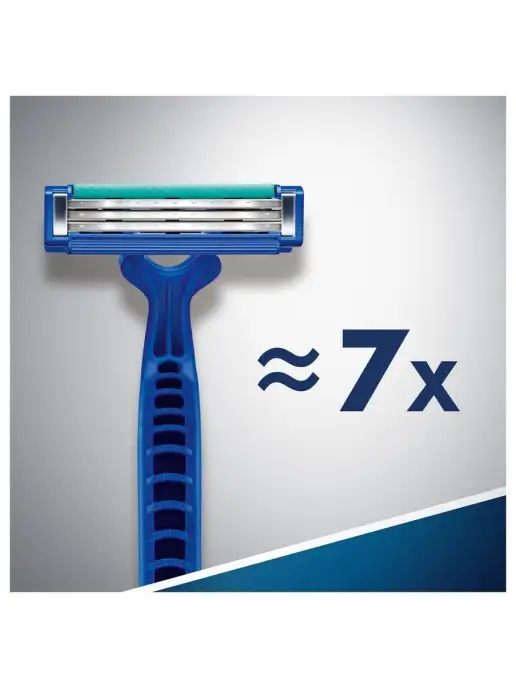 GILLETTE Станки мужские одноразовые Blue3 Simple для бритья, 4 шт, 4 шт, фото 7