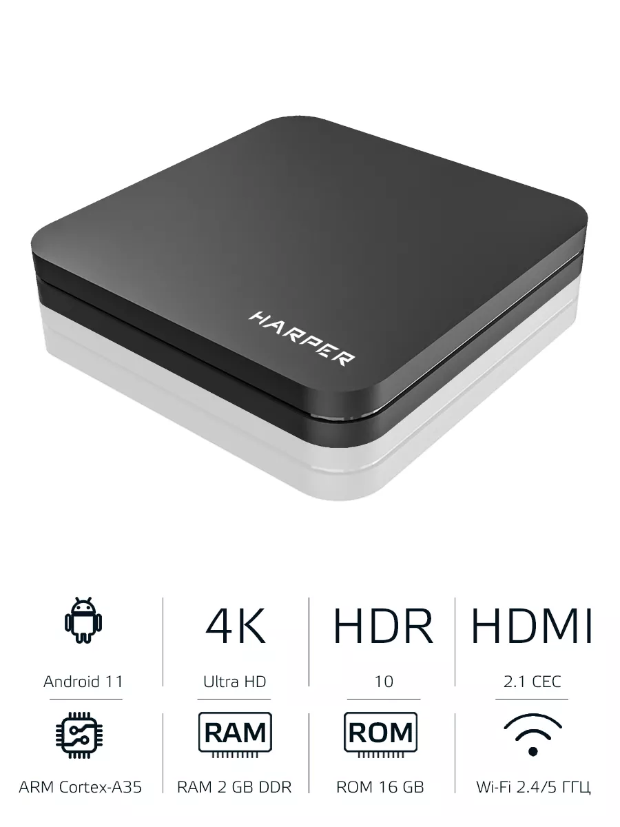 Медиаплеер Android 11.0 Box / Smart TV приставка ABX-215 Harper 47548204  купить за 3 571 ₽ в интернет-магазине Wildberries