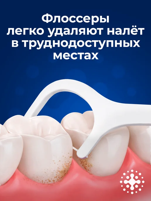 beiber Зубная нить с зубочисткой со вкусом мяты 55 шт, 110 шт, фото 3