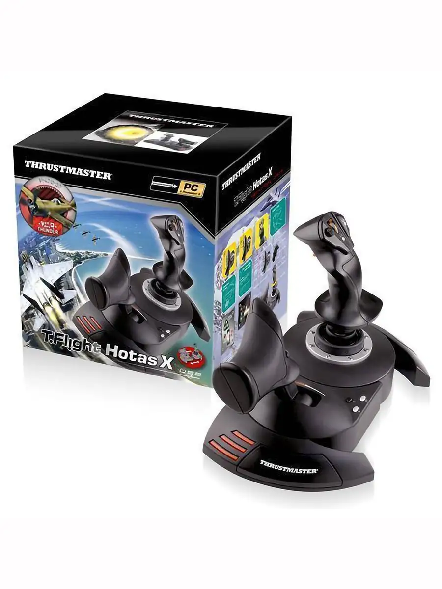 Джойстик Thrustmaster T-Flight Hotas X, PS3/PC, Warthunder pack Thrustmaster  47566471 купить в интернет-магазине Wildberries