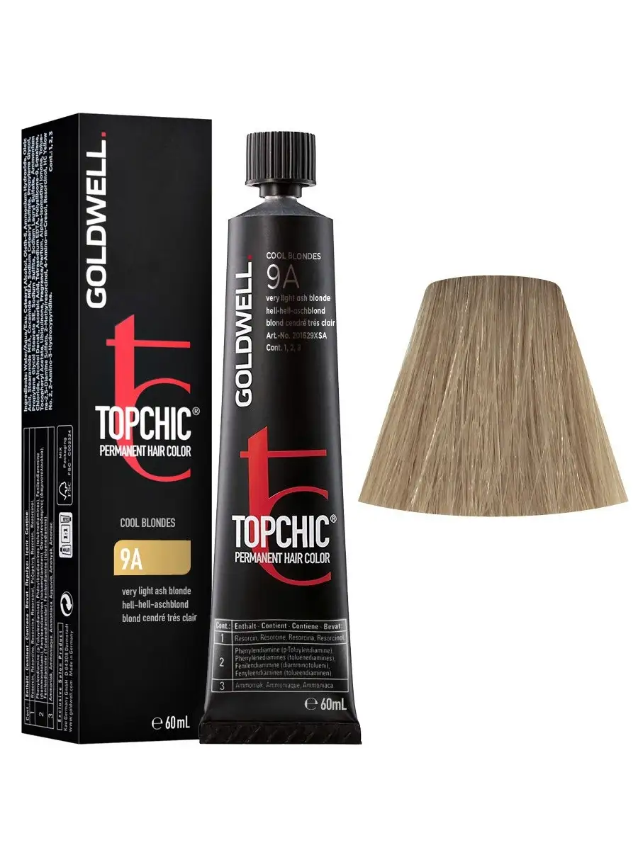 Goldwell Topchic - краска для волос 9A 60 мл GOLDWELL 47583660 купить в  интернет-магазине Wildberries