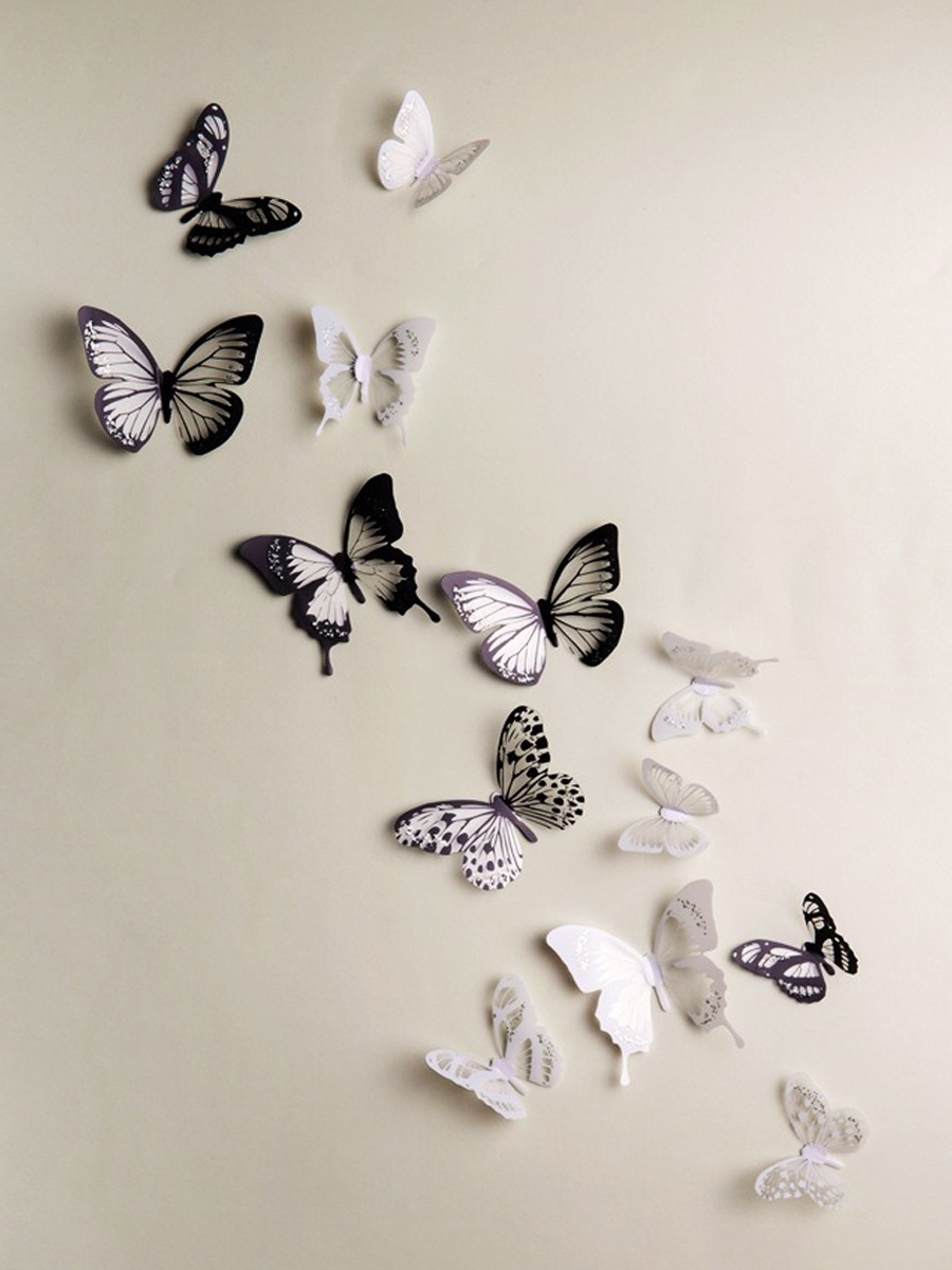 Декоративные бабочки для интерьера