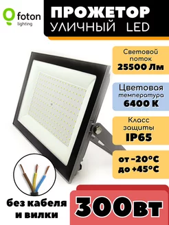 Прожектор FL-LED Light-PAD 300Вт 6400К Foton Lighting 47661816 купить за 2 641 ₽ в интернет-магазине Wildberries