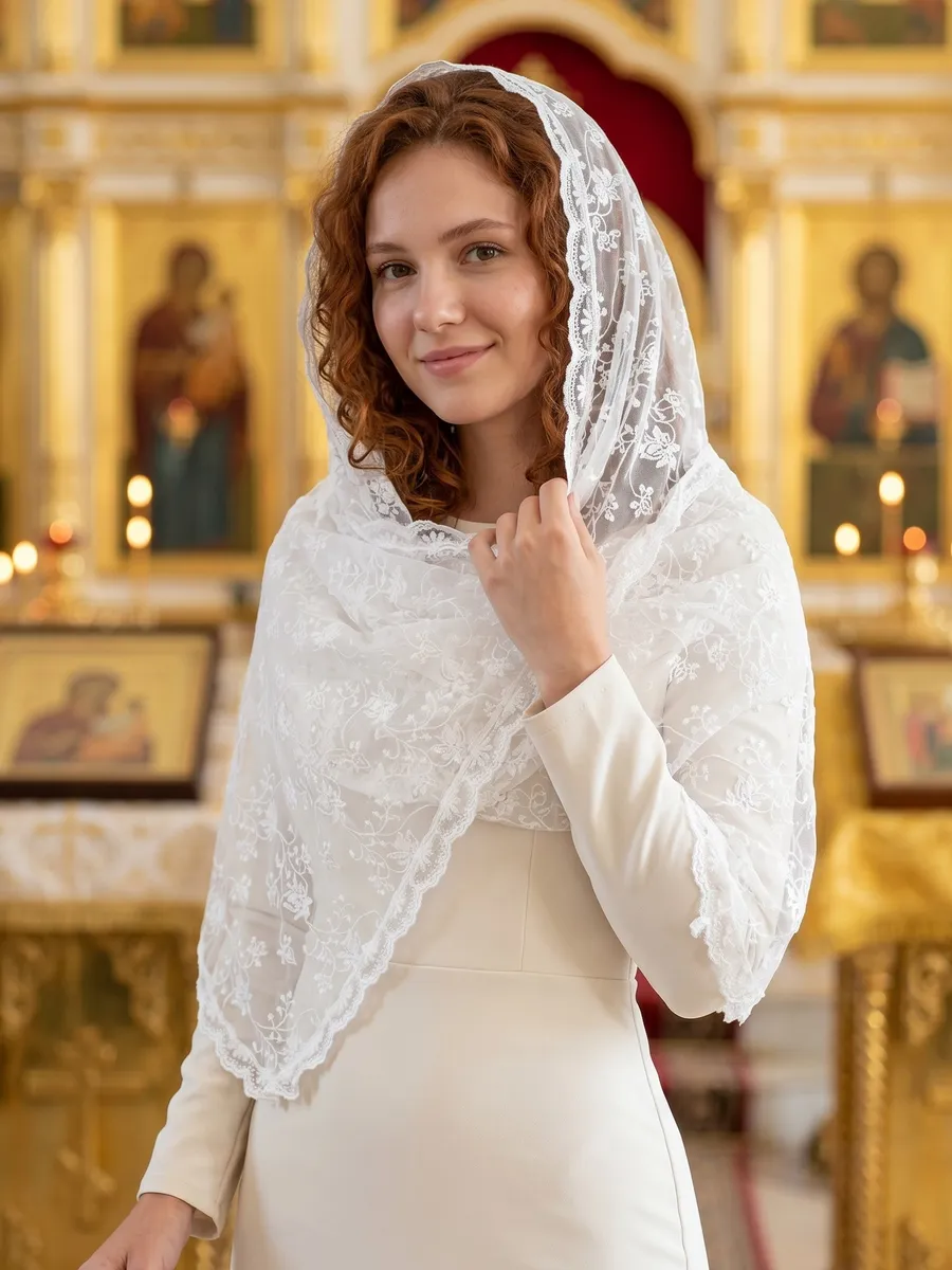Неспадающий платок для храма