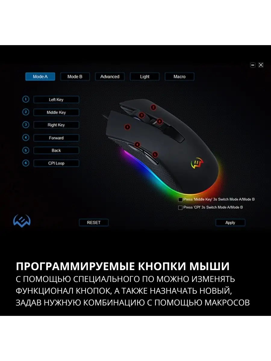 Компьютерная игровая мышка с подсветкой RX-G750 Sven 47665456 купить за 809  ₽ в интернет-магазине Wildberries