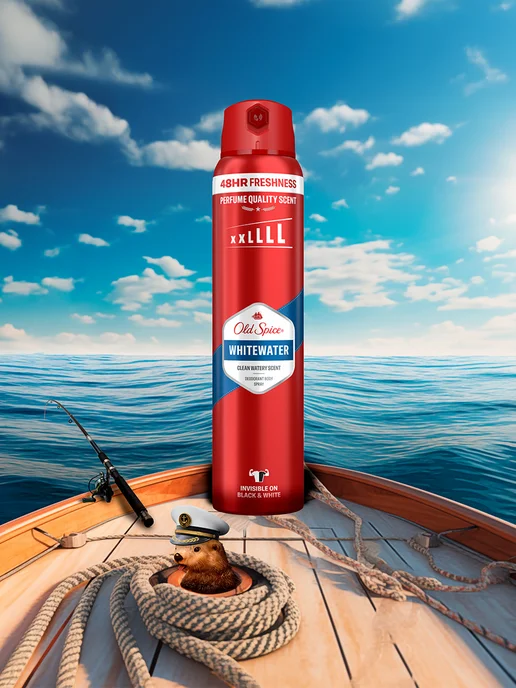 Old Spice Мужской аэрозольный дезодорант WhiteWater 250мл, 250 мл, фото 5