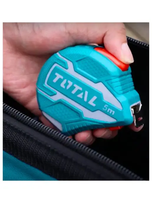 TOTAL tools Рулетка измерительная строительная 5 метров х 19мм, 5 м, фото 3