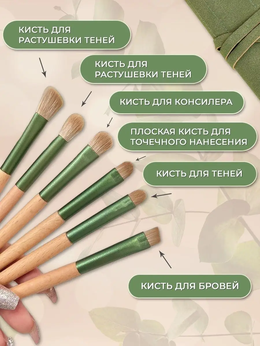 Кисти для макияжа профессиональный набор Magic Love Cosmetic 47707482  купить в интернет-магазине Wildberries