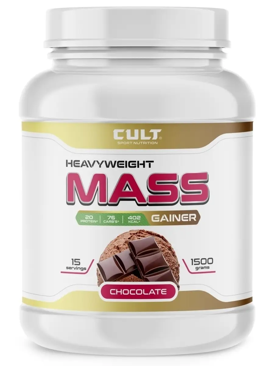 Гейнер Cult 100% Pure Mass Gainer, 1500 г