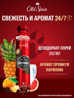 Дезодорант мужской спрей Wolfthorn 250 мл OLD SPICE 47709787 купить за 524 ₽ в интернет-магазине Wildberries
