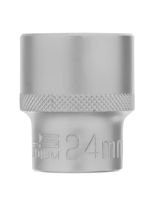 STELS Торцевая головка шестигранная 24 мм 1 2 CrV 13835, серый, фото 3