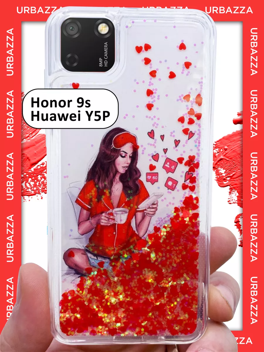 Чехол переливашка с рисунком на Хонор Honor 9S, Huawei Y5p URBAZZA 47782003  купить за 336 ₽ в интернет-магазине Wildberries