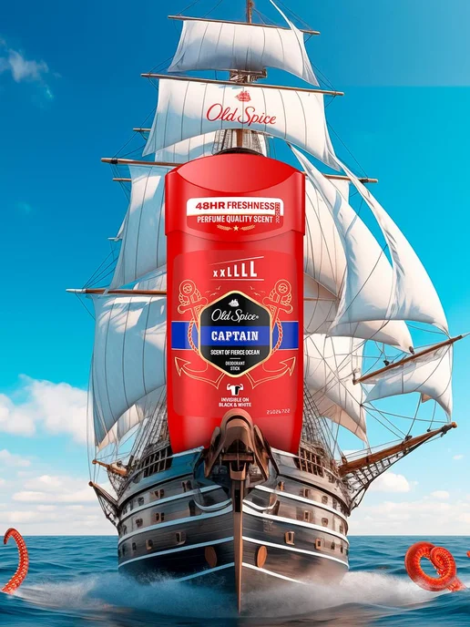 Old Spice Дезодорант мужской стик Captain 85 мл, 85 мл, фото 5