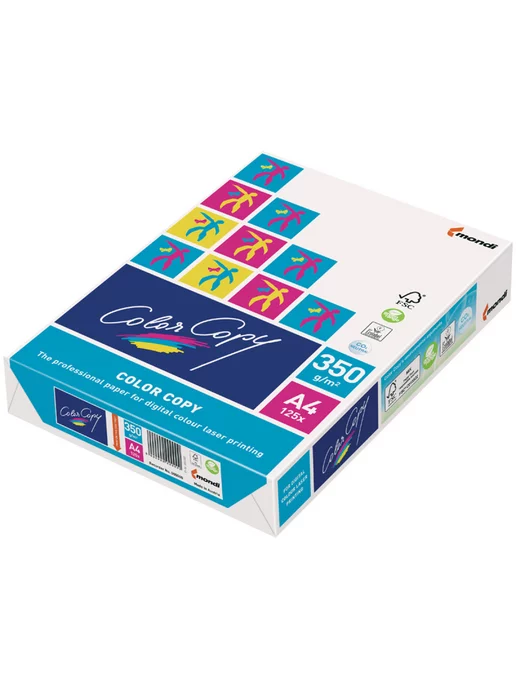 Бумага Mondi Color Copy A4, 350 г/м², 125 листов, 1 пачка, фото 2