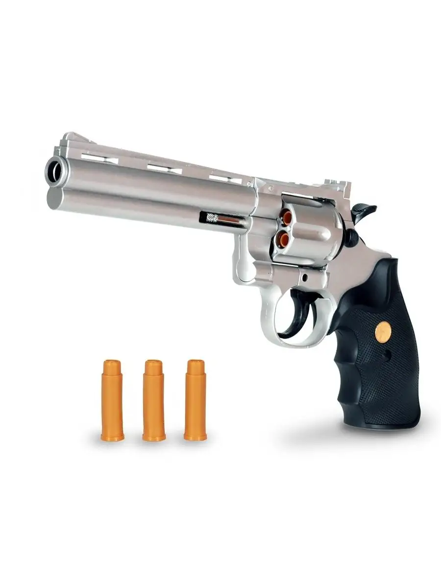 Игрушка детский пистолет с пульками револьвер Colt Python Galaxy® 48015750  купить в интернет-магазине Wildberries