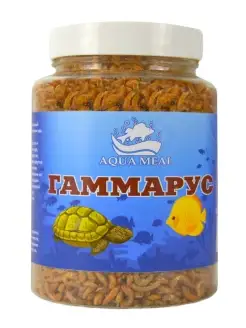 Гаммарус корм для рыбок аквариумных, птиц ящериц, ежей AquaMeal 48046384 купить за 366 ₽ в интернет-магазине Wildberries