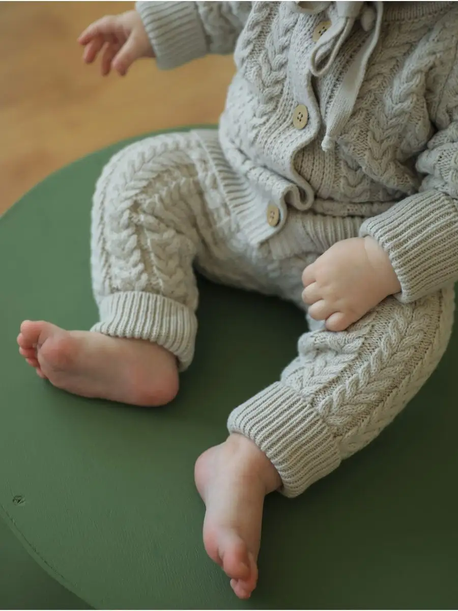 Нежный костюмчик для новорожденных мальчиков и девочек