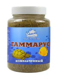 Гаммарус корм для рыбок аквариумных, птиц ящериц, ежей AquaMeal 48055647 купить за 230 ₽ в интернет-магазине Wildberries