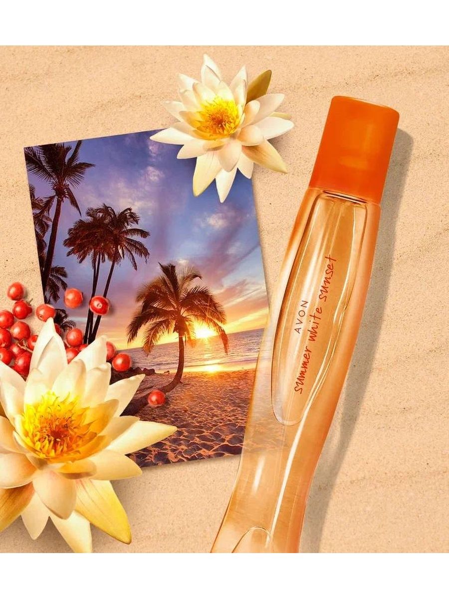 Avon summer отзывы. Туалетная вода эйвон Самер Вайт. Духи эйвон Summer White. Avon Summer White Sunset туалетная вода 50 мл. Summer White Sunset туалетная вода эйвон.