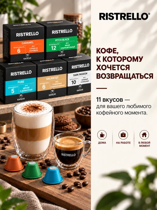 Ristrello Кофе в капсулах для кофемашины Nespresso, вариант, фото 6