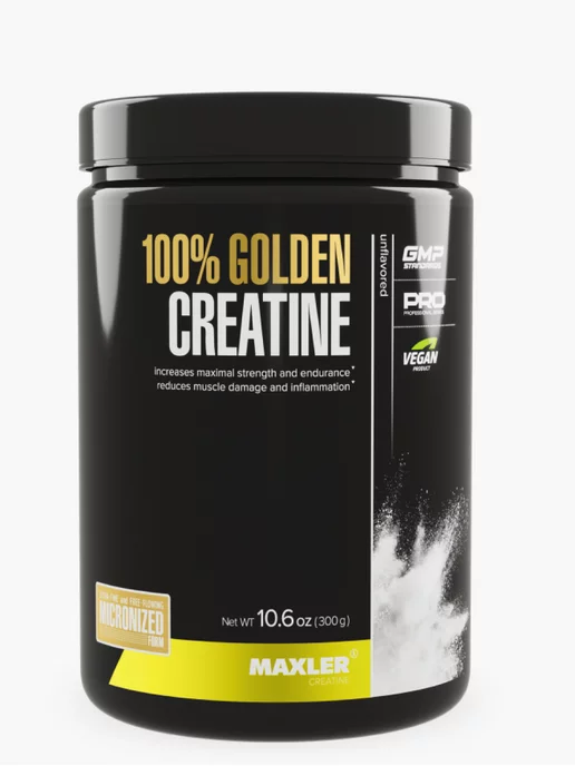 MAXLER Креатин моногидрат 100% Golden Creatine Макслер 300 г, 300 г
