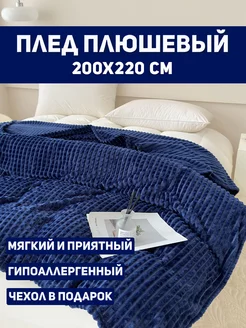 Плед 200x220 1ВСЕ ДЛЯ ДОМА 48373396 купить за 881 ₽ в интернет-магазине Wildberries