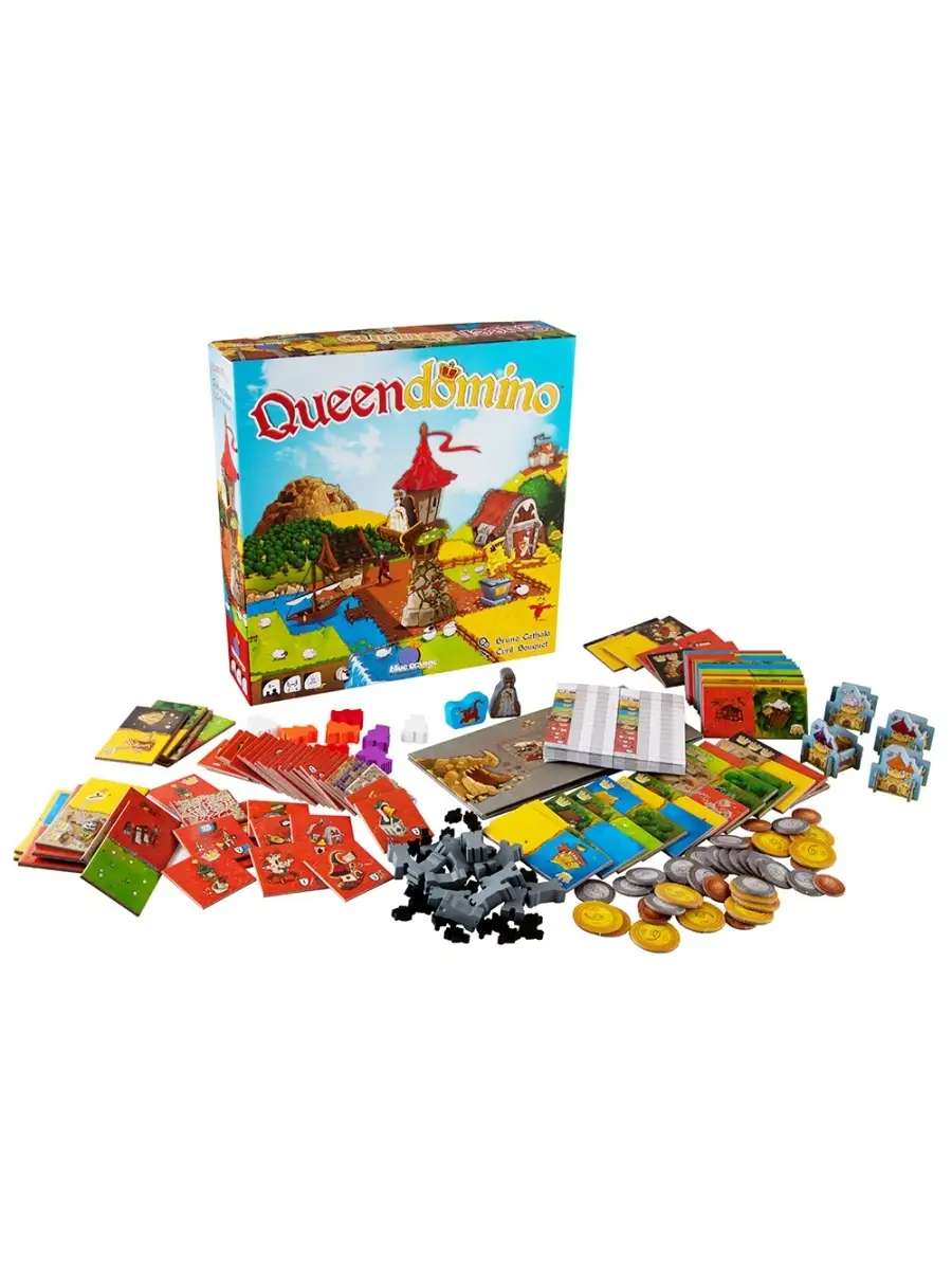 Настольная игра Лоскутная империя (Queendomino) Blue orange 48380567 купить  за 2 224 ₽ в интернет-магазине Wildberries